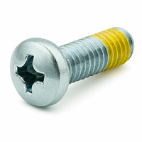 10-32 X 7/8 PHIL PAN M/S ZINC W/NYLON PATCH